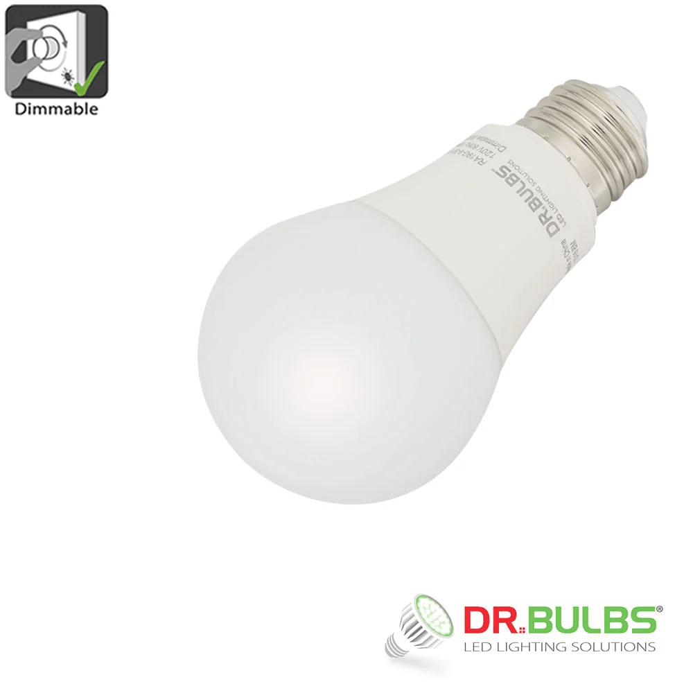 10-pack A19 10W (60W equivalent) 3000K soft white dimmable LED bulb