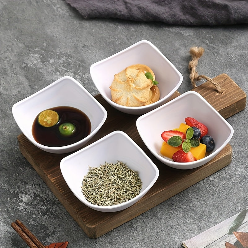 6Pcs Durable Shatterproof Mini Dessert Bowls, Reusable Vibrant Color Sauce & Dessert Bowls, Dishwasher & Microwave Safe, Perfect for Appetizers, Dips, Snacks, Fruits, Ideal for Kitchen, Outdoor Picnic, Party, Portable & Compact