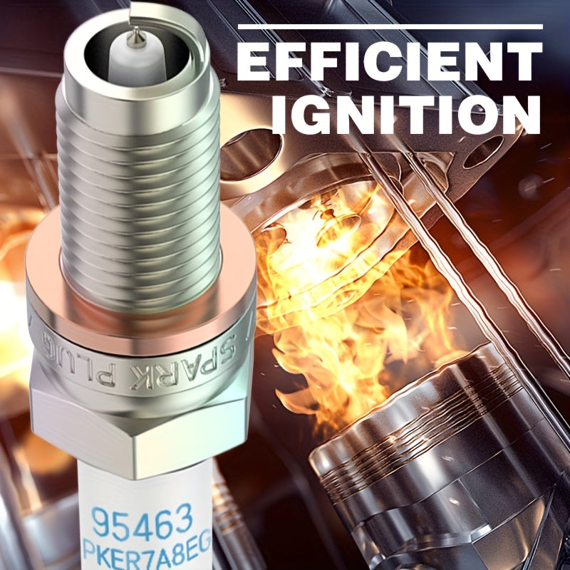 4 Iridium Spark Plugs, Fits 95463, PKER7A8EGS, 93231 and More, Compatible with VW Golf 7, VW Jetta, Dajiang, Gaohong, Lavida, Lando, Magotan, Passat, Sagitar, Tiguan L, Tanyue, Bora, etc. EA211 Engine Models. Ignition System