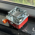 Portable Windproof Camping Stove – Stainless Steel, Foldable Design, Ideal for Outdoor Adventure, Hiking and Picnic