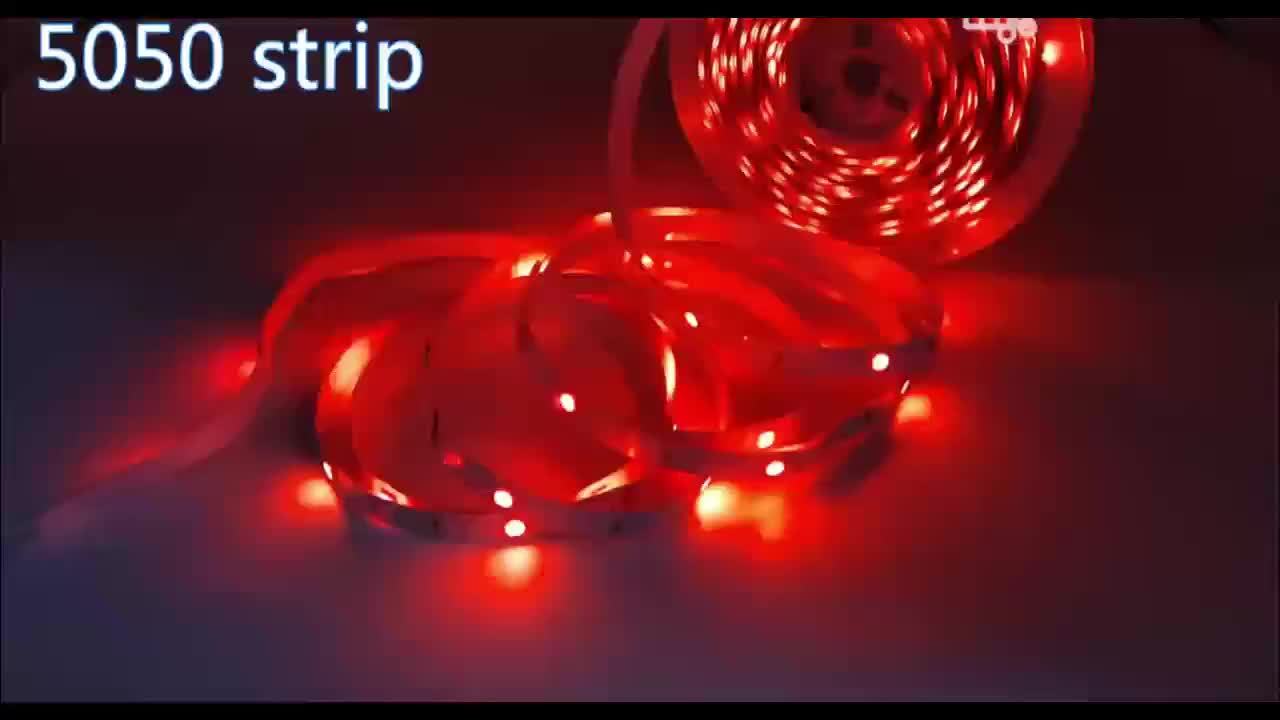 1roll RGB 电视背景 LED 灯带 3 键按钮控制 柔性胶带 适用于游戏室 万圣节 圣诞节装饰