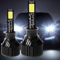 2PCS Car LED Headlights, High/Low Beam Integrated, 500m Illumination Range, H1, H4, H7, H11, CSP Chip, CANbus Compatible, Error-Free, HB3/9005, HB4/9006, HIR2/9012-G05, 12V/24V, 400% Brightness Increase, No External Battery Needed