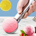 Stainless Steel Ice Cream and Fruit Scoop, Durable Round Melon Baller, Food Safe Scooper for Watermelon, Cantaloupe and Papaya