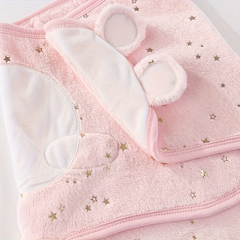1PC 中号新生儿襁褓 0-9个月，婴儿可调襁褓毯，婴儿包被男孩女孩，婴儿用品， 新生儿包裹襁褓 适合秋季，出行 室内，送给宝宝的圣诞节，万圣节，秋季感恩节，迎婴派对，理想礼物