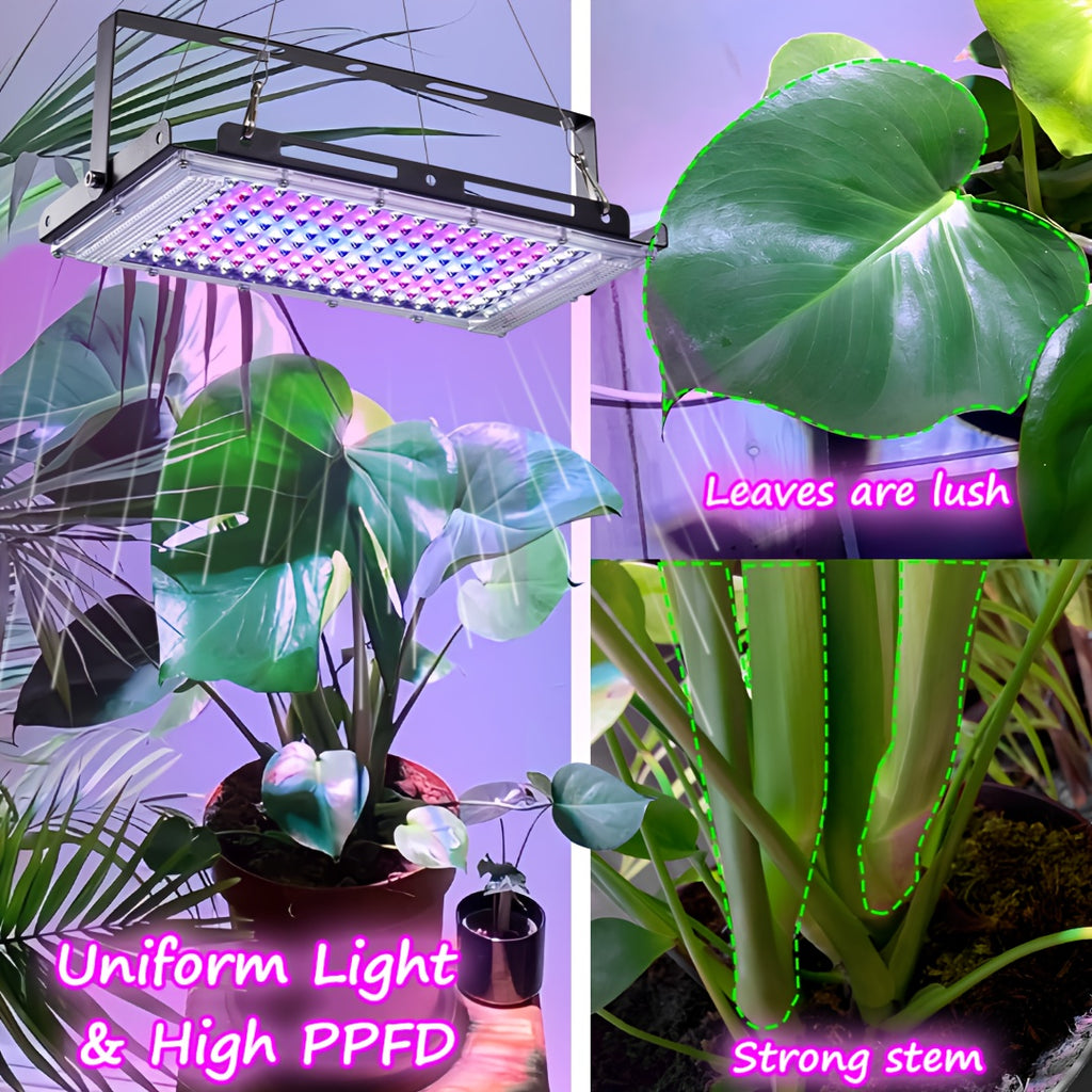 Available in 1/2/3-Pack, Equipped with 144 LED Beads, Full Spectrum Light for Plant Growth, 5V USB Plug, Hanging Grow Light with On/Off Switch, Ideal for Indoor Plants at Growth and Flowering Stages