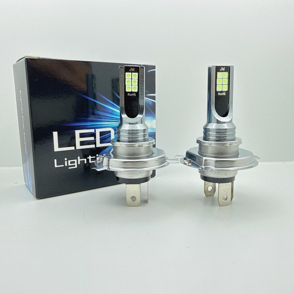 2PCS H4 9003 LED Headlight Bulbs Car and Truck Parts High/Low Dual Beam Kit 8000K Blue