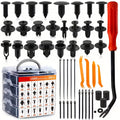 1050-Piece Automotive Plastic Retainer Clips Assortment Kit - Car Body Clips, Bumper Push-Pin Screw Clips, Interior Panel Clips, Includes 15 Cable Ties and 2 Removal Tools, Compatible with Toyota, Jeep, Subaru, GM and More