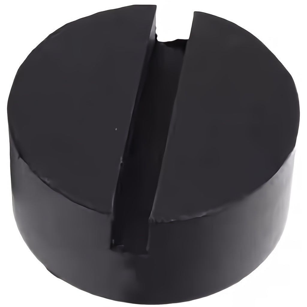 Universal Black Vulcanized Rubber Jack Pad (Single Piece) – Designed for Automotive Hydraulic Use, Provides Shock Absorption Protection for Vehicle Lifts, Jacks, and Floor Jacks