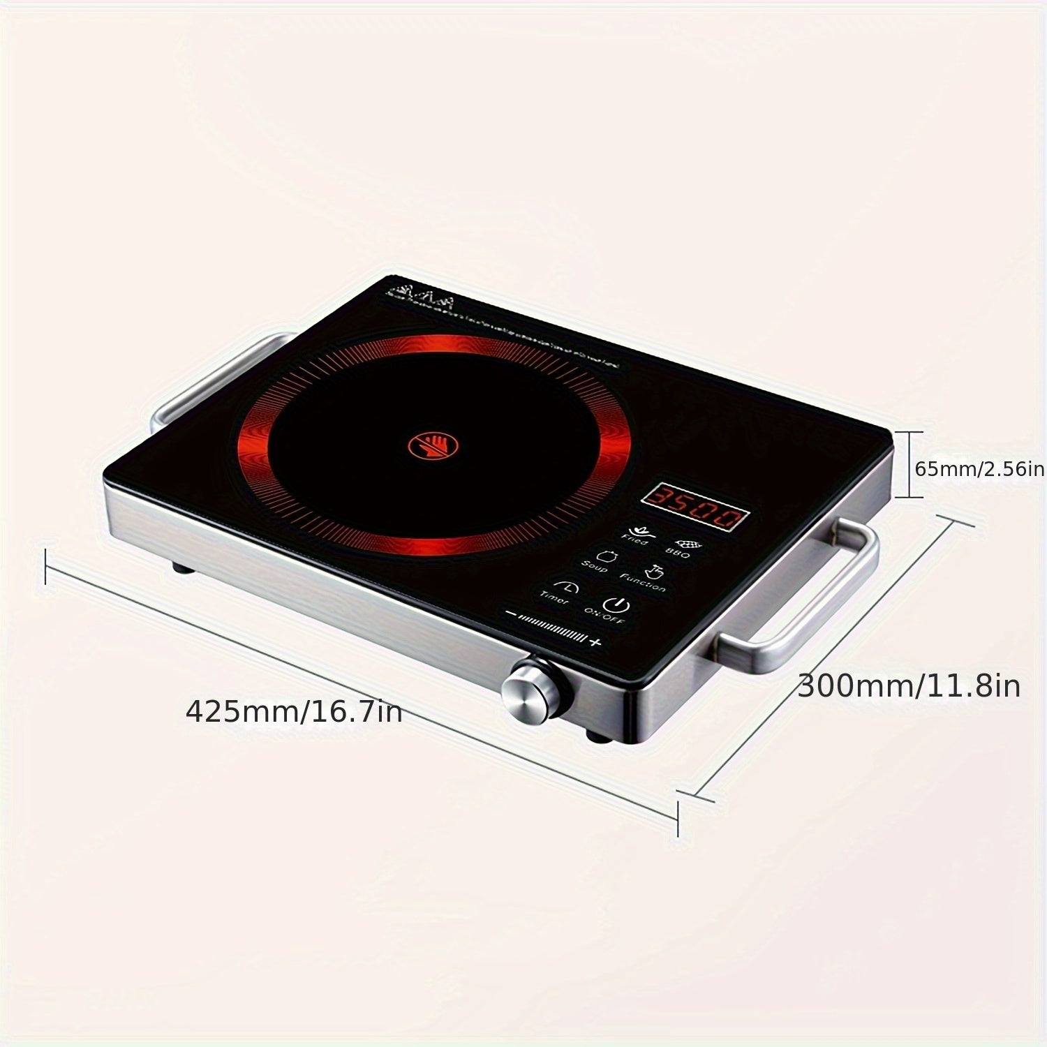 Electric Ceramic Cooktop, 2200W – 2200W Infrared Electric Stove, Home Cooking Stove, US 110V