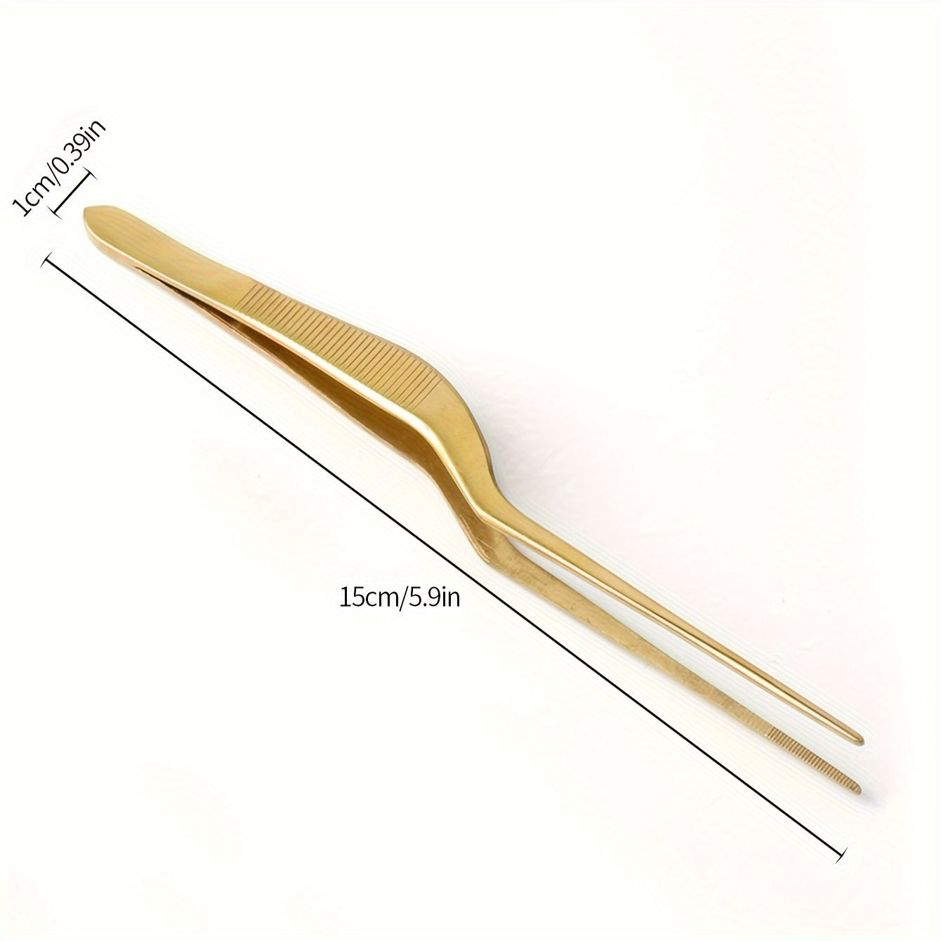 1PC/4PCS Cake Decorating Tweezers, 430 Stainless Steel Molecular Cuisine Plating Tongs, Chef Kitchen Plating Decor Tools