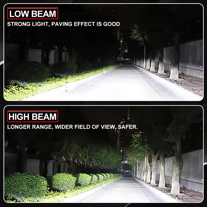 2Pcs H11 H4 H7 H1 Super Bright Car LED Headlight Bulbs Canbus LED Car Headlights 30000LM Mini Car LED Light Extra Large LED Chips Ultra Durable