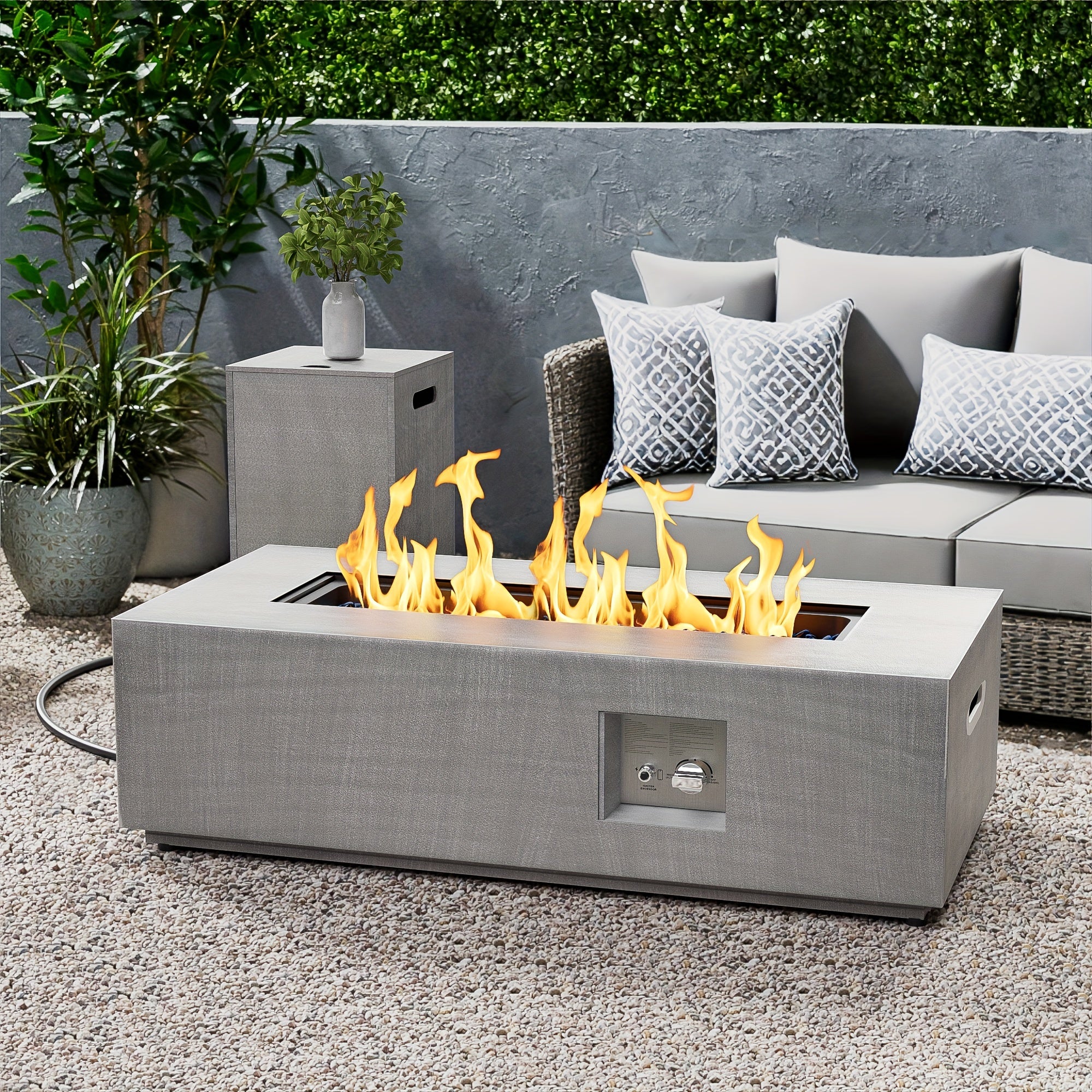 42-Inch Propane Fire Pit, 50,000 BTU, Outdoor Propane Fire Pit, Patio Propane Fire Pit, Outdoor Fire Table