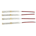 4条装 DC12V LED 灯条5050 SMD-10 厘米/3.94 英寸（6 个 LED灯珠）+30 厘米/11.81 英寸（18 个 LED灯珠）柔性可剪裁带背胶，适用于照明、家居装饰（白色/红色/蓝色）