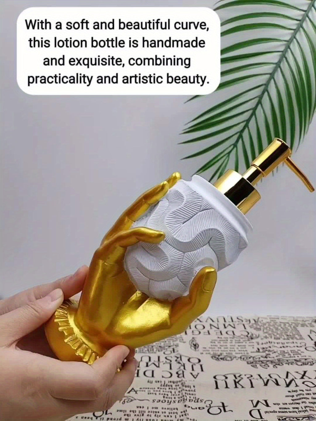 Gold Finger Creative Shaped Lotion Bottle