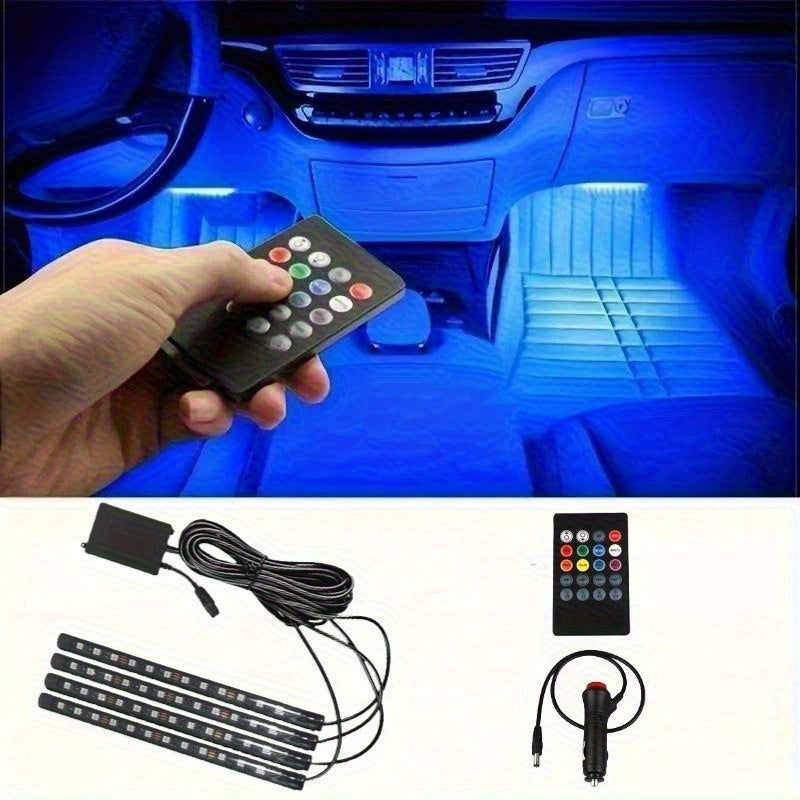 Remote control LED neon light strip, dynamic color-changing flexible tube light, home party decorative ambiance light