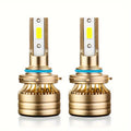 2Pcs Shining Bright Car Headlights 9005/HB3 9006/HB4 H11 H4 H7 H1 High/Low Turbo Light, 30000 Lumens 120W 6000K White Light Bulb 700% Brightness, 500m Illumination Range