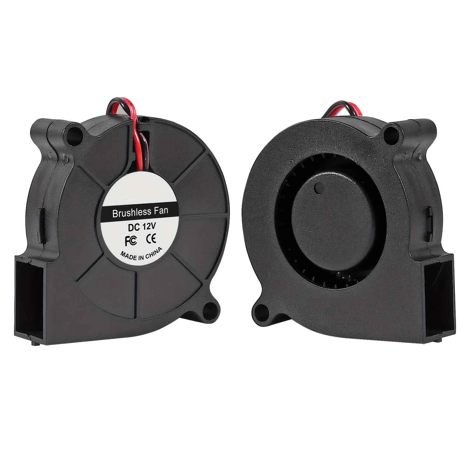 3Pcs 50mm 5015 Blower Fan 12V 24V Brushless Turbo Cooling Fan 50x15mm 2Pin for 3D Printer Hot End Extruder Cooler