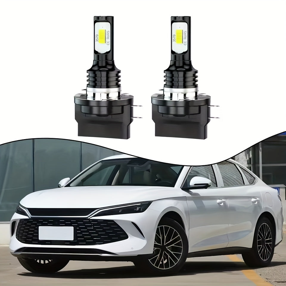 2-Pack 11B LED Headlight Bulbs for Kia Langdong 2007/2008/2009/2010/2011/2012 H11B Low Beam Bulb 6000K White Light