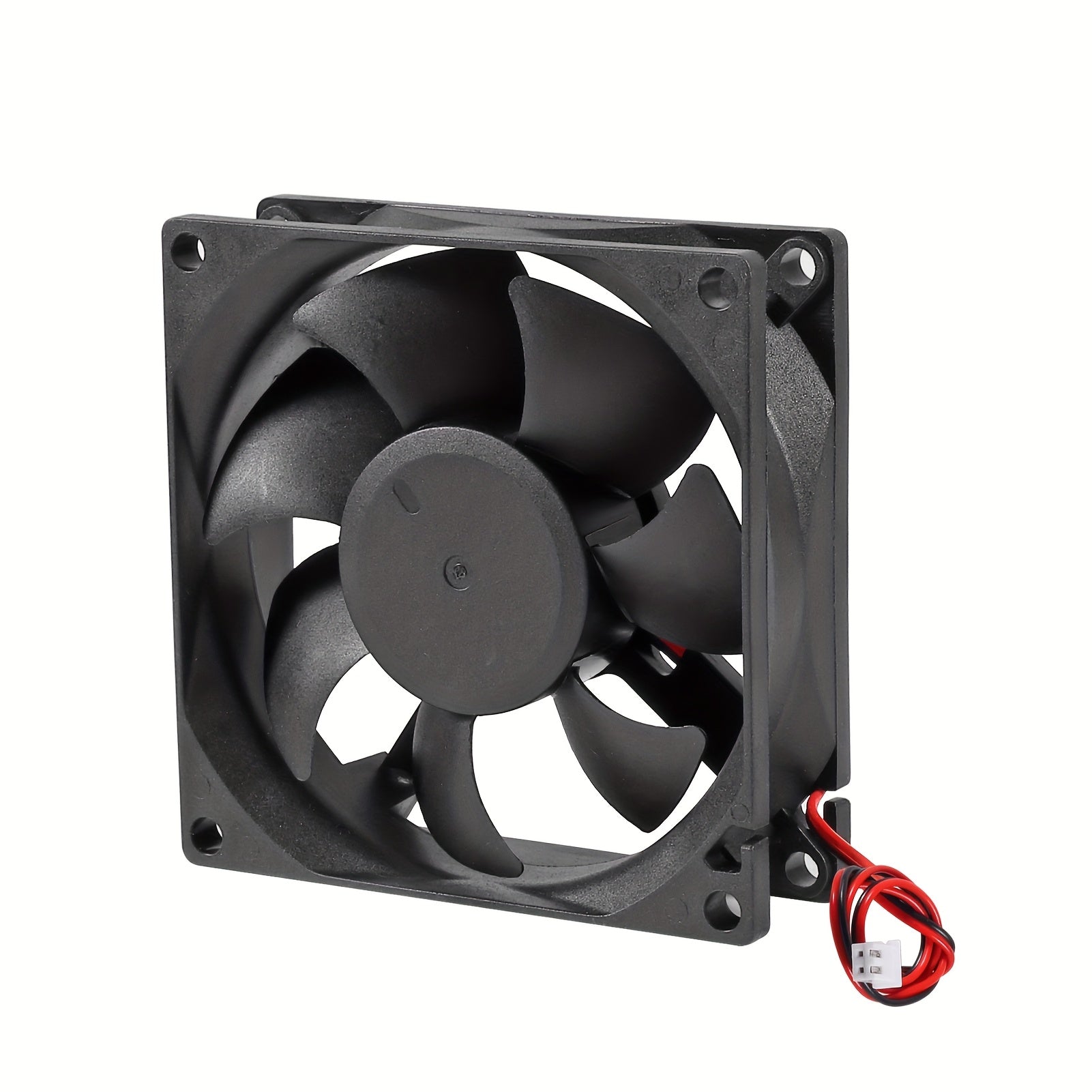 80x80x25mm DC 5V 12V 24V Brushless Cooling Fan, 2-Pin High Performance Ultra Quiet 8025 Fan for PC Case and Amplifier
