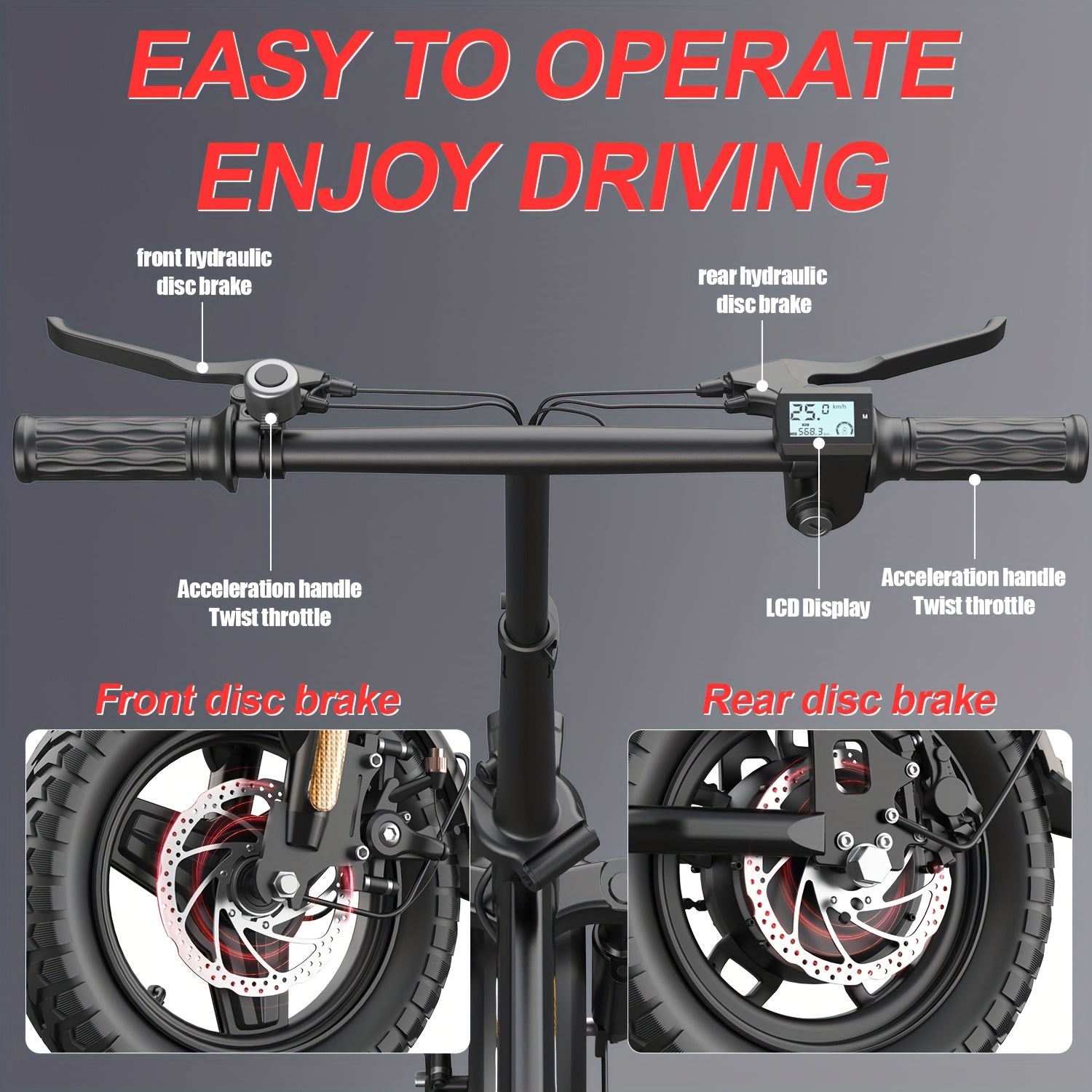 UPlee 740W 成人电动自行车，20MPH 全悬挂舒适骑行，48V15Ah，最大续航 32 英里可折叠电动自行车，14 英寸无内胎越野轮胎,城市通勤