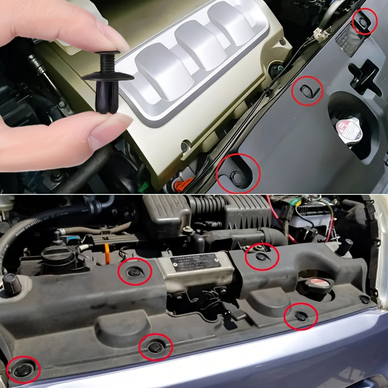 49pc Universal Best-Selling Car Fender Fixing Clips Liner Mudguard Fastener Set Trunk Bumper Retainer Clips