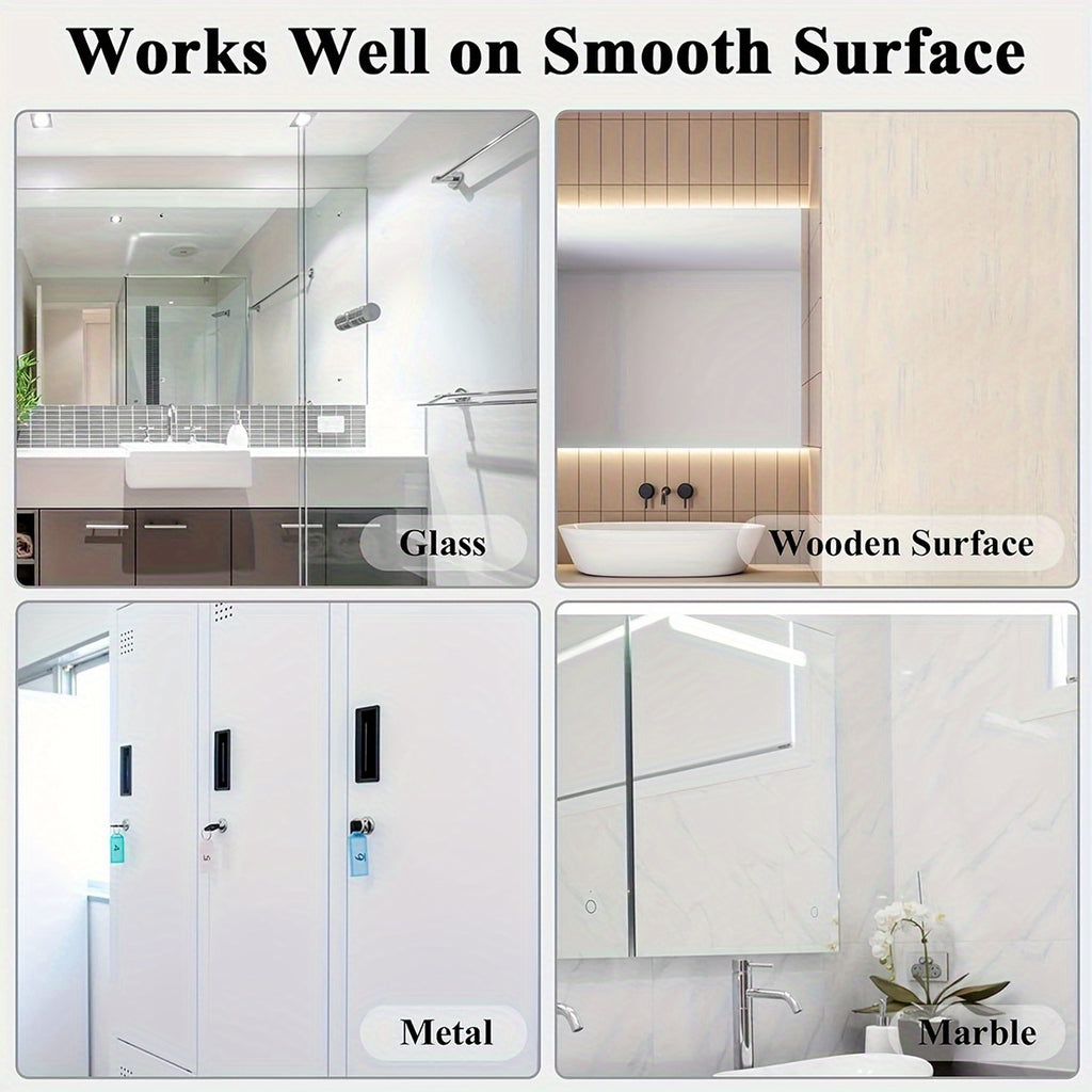 Modern Black Wall Hook - Easy Install Adhesive Towel Hook for Bathroom & Kitchen - Durable Robe, Clothes, Hat & Key Holder | Bathroom Accessories
