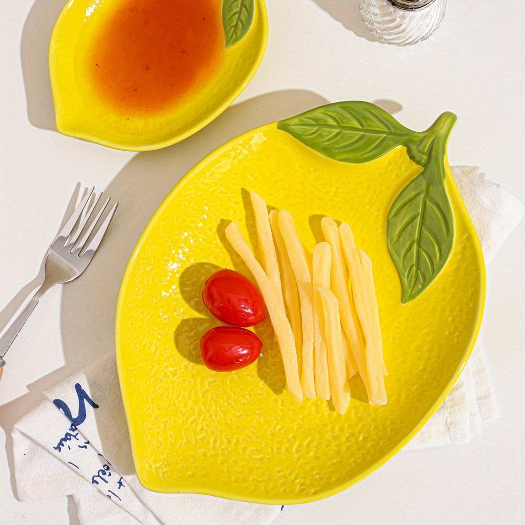 1pc、4pcs陶瓷餐盘家用客厅餐厅厨房餐具零食 糖罐盘 点心 沙拉碗 收纳蛋糕盘餐盘新奇餐具用于 谷物 蔬菜 肉类 面包用于家庭、聚会、餐厅
