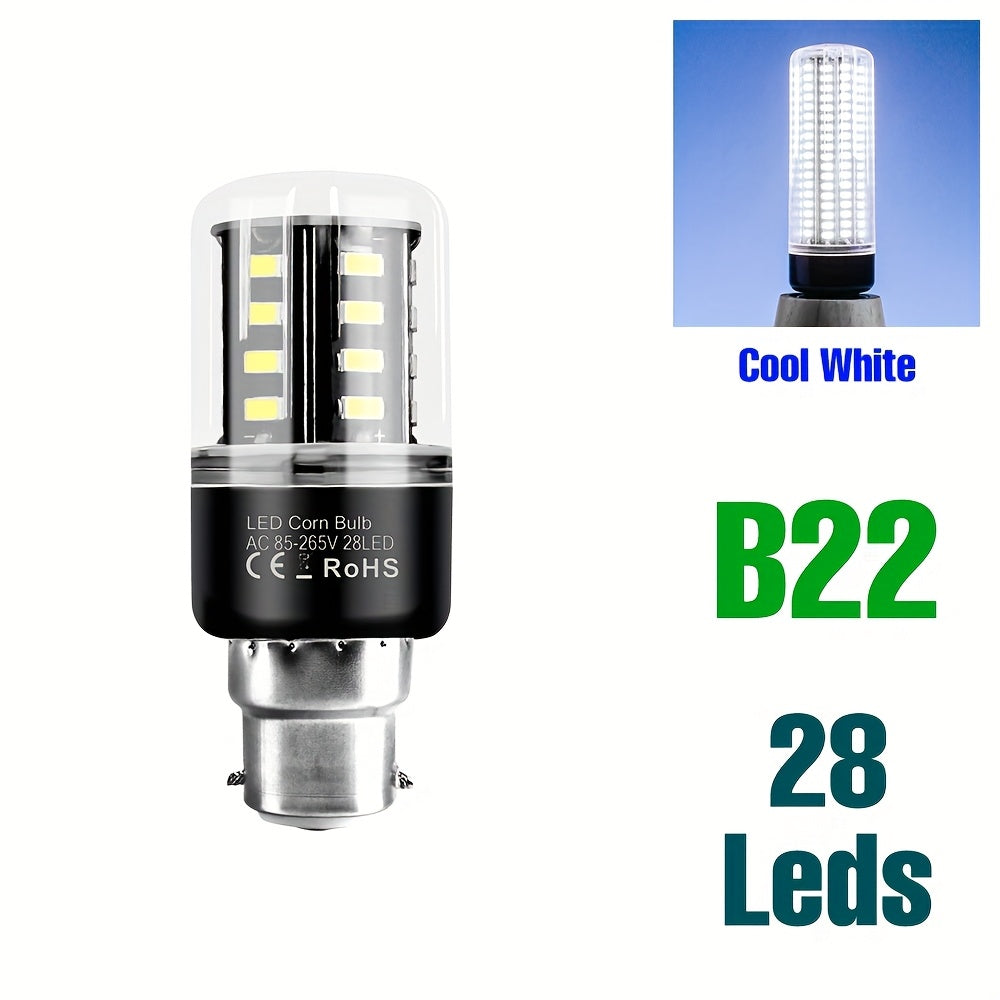 LED bulb E26/E27 corn light E14 indoor spotlight B22 ceiling light AC85-265V candle light 220V recessed downlight 110V flicker-free eye-protection pendant light for living room kitchen bedroom bathroom office
