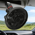 Portable Air Cooling Fan, High-Power Car Fan, 3-Speed Adjustable, Low Noise, Suitable for Sedans, SUVs, Vans and Trucks
