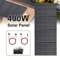 ALLPOWERS 400W 便携式太阳能发电站兼容 - 可折叠太阳能板，22% 高效率，MC4 连接器 - 适用于房车、船只、露营、备用电源 (S1500/S2000/S2000 Pro/R4000 发电机) - 重型