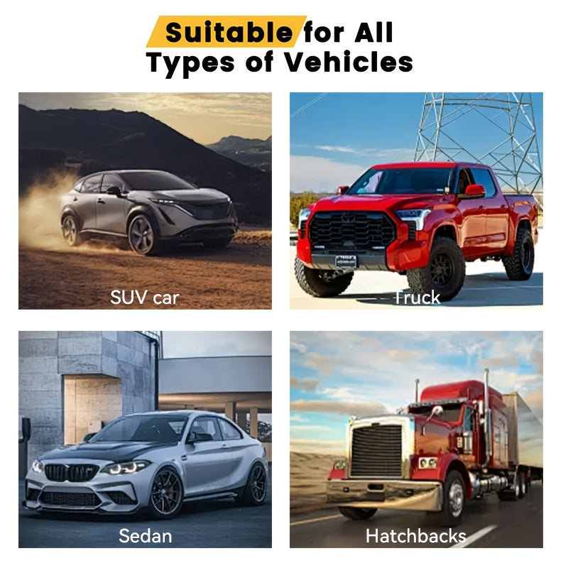 2026 New Portable Car Windshield Sunshade, 31.5*55.91" Titanium Silver, Foldable Four-Layer Diamond Mesh Sunshade, Heat Insulation & UV Protection, Easy to Install, Fits Most Vehicles
