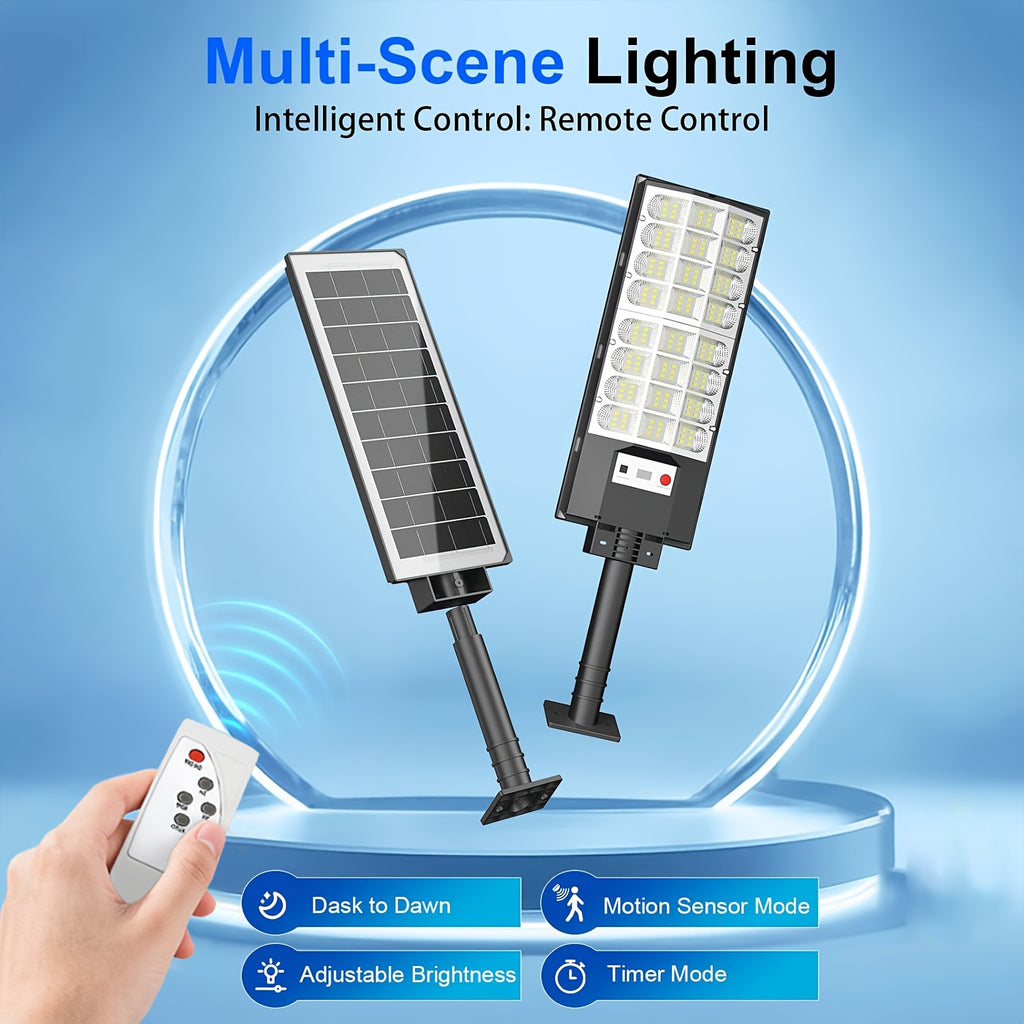 2 Pack / 1 Pack - Solar Outdoor Street Light, Home/Commercial Street Lighting, Super Bright Security Street Light, Automatic Sensor Switch with PIR Motion Sensor - Perfect for Street Lighting, Garden, Garage, Backyard, Doorway, RV Lighting