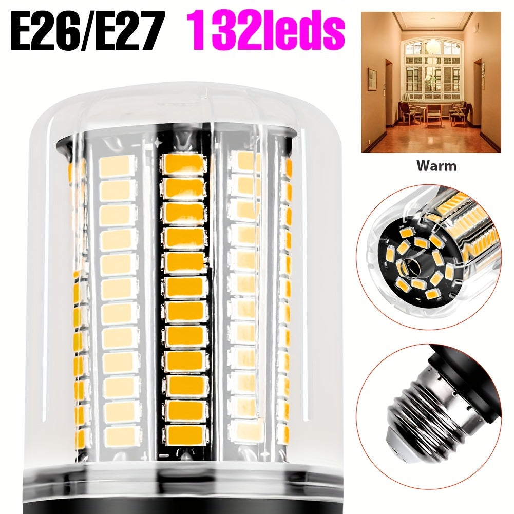 LED corn bulb E14 small screw base spotlight AC85-265V ceiling chandelier built-in bulb E27/E26 universal indoor bright eye-protection flicker-free candle light B22 home use 220V bedroom living room office study downlight 110V bathroom