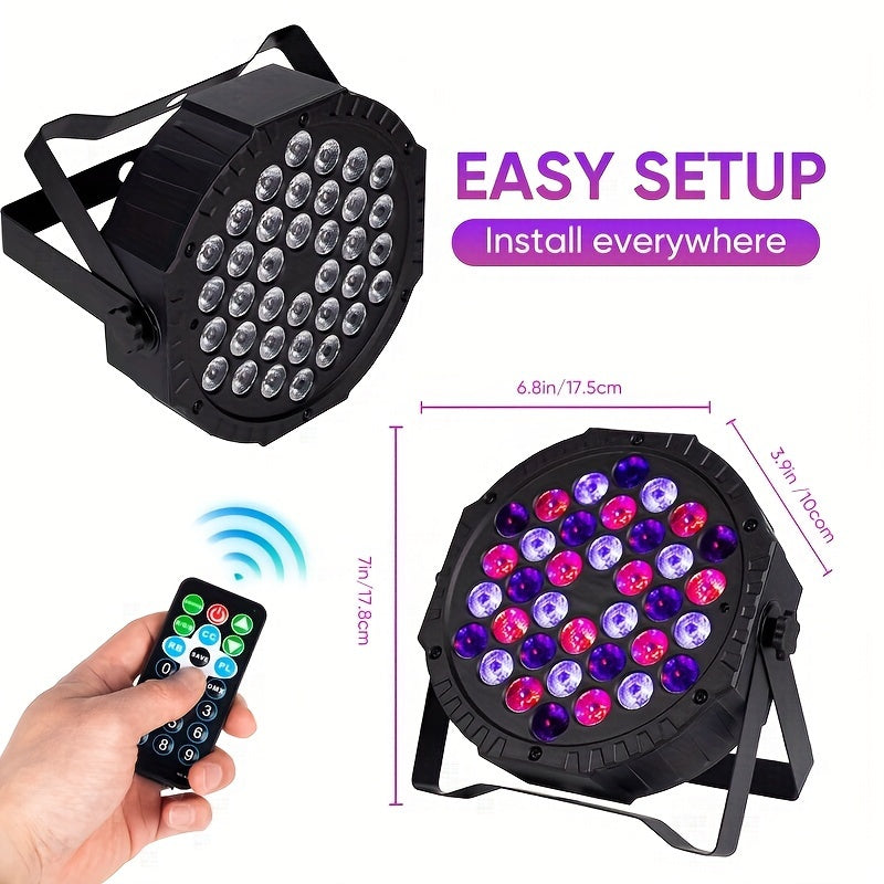 2/4/6-pack 36-LED disco light