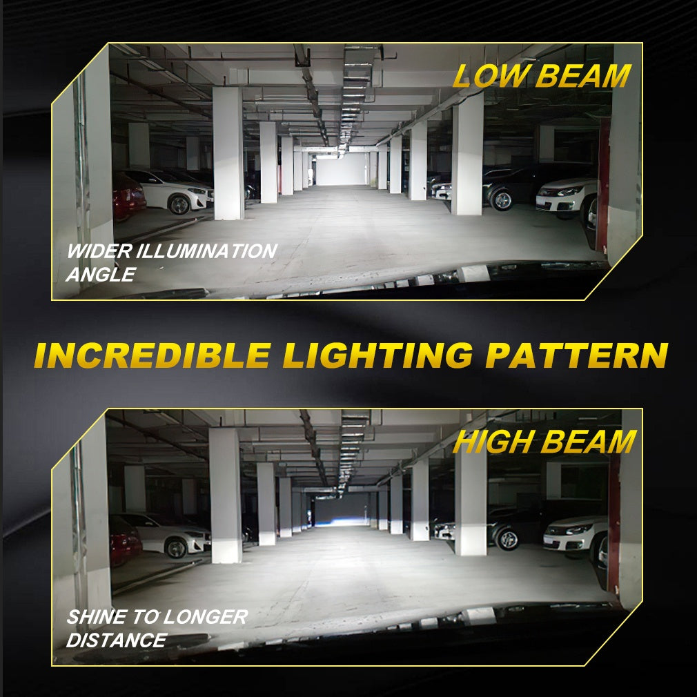 H4 H7 LED Car Headlights Plug-and-Play High Power H11 H8 H9 9005 HB3 Light Bulbs