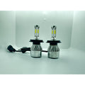 2Pcs H4 LED Auto Light 20000 Lumens Auto LED COB Chip White Light 360° High/Low Beam Motorcycle Headlight 6500K High Power