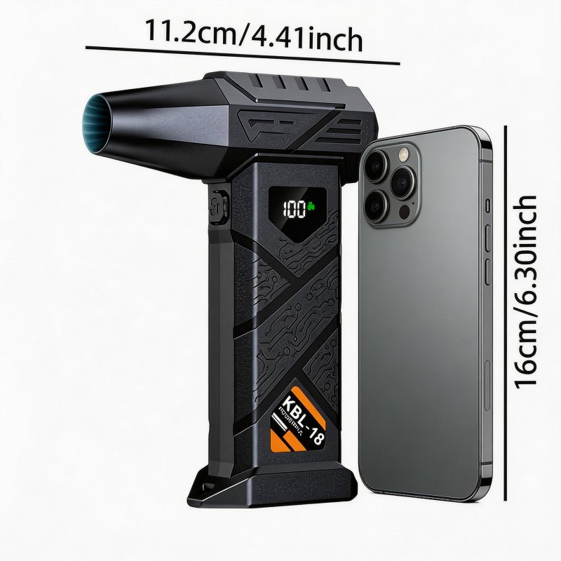 Brand New High Power Fan, High Speed Brushless Motor, Type-C Charging Port, Built-in 6000mAh High Performance Battery, 9000000RPM, 5 Speed Levels, 3 Air Nozzles, Auto Supplies / Car Care / Tools & Equipment / Dryer/