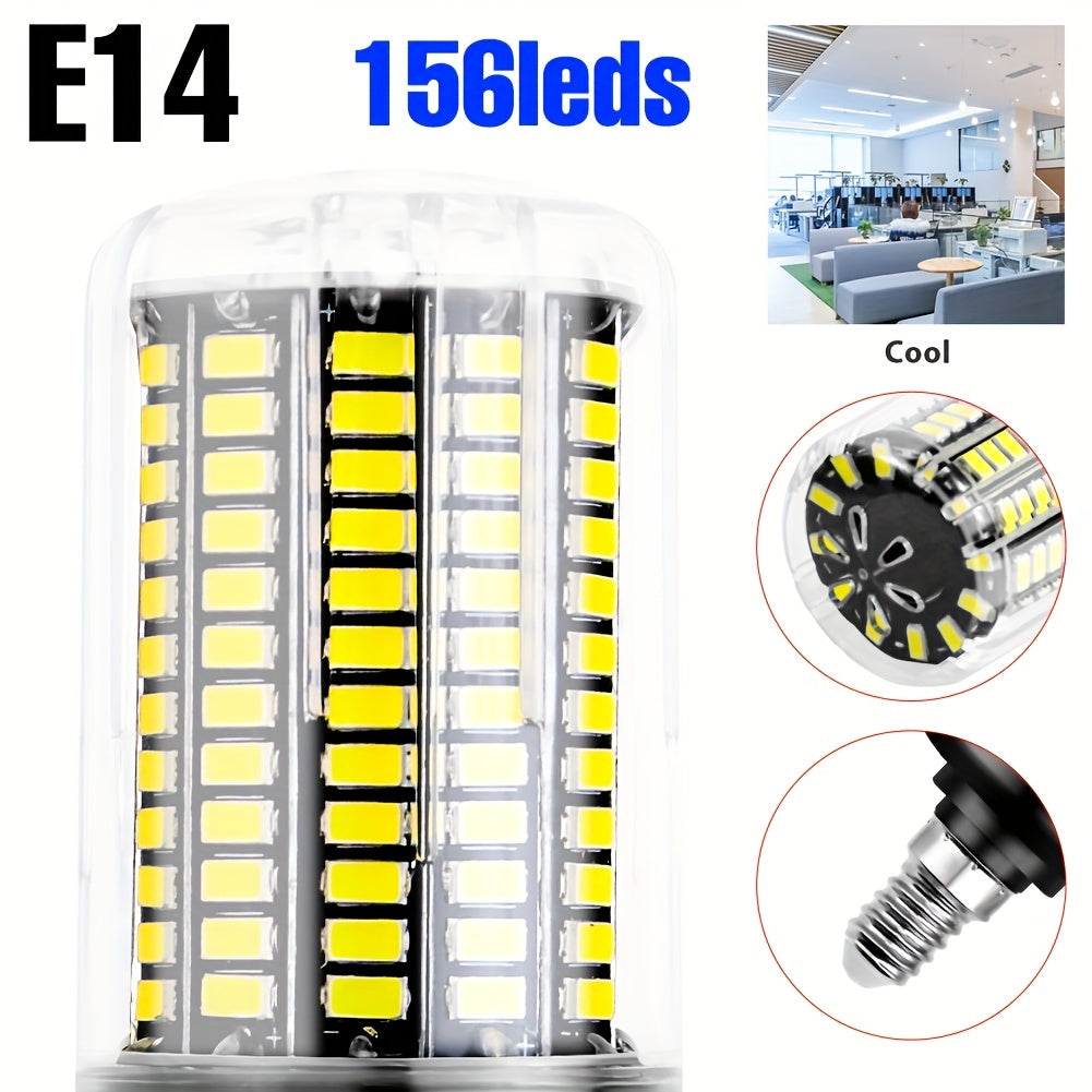 LED corn bulb E14 small screw base spotlight AC85-265V ceiling chandelier built-in bulb E27/E26 universal indoor bright eye-protection flicker-free candle light B22 home use 220V bedroom living room office study downlight 110V bathroom