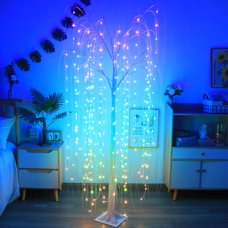 70.87 英寸 296 LED 燈珠 16 種顏色，多功能樹狀燈條 USB 供電 - 適合聖誕節，感恩節和室內派對 - 包括電源線，聖誕裝飾，聖誕燈，聖誕樹燈，仙女派對裝飾，仙女燈插頭，仙女燈電池供電，仙女燈電池供電，仙女燈臥室，LED 燈臥室，聖誕燈，串燈