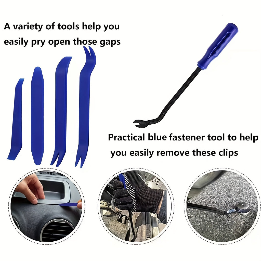1000-Piece Car Retainer Clip Assortment Kit – Durable ABS Auto Fasteners for Push-Type Edge, Bumper & Rivet Installation