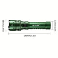 SKYFIRE LED Flashlight Up to 1500 Lumen Ultra Bright Rechargeable Tactical Flashlight Illuminates Up to 800 Meters Adjustable Focus Lens Ignition Function 5 Optional Modes