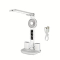 Rechargeable Desktop Ornament LED Desk Lamp, Eye-Caring Dimmable Reading Light for Student Dormitory Study Bedroom Bedside