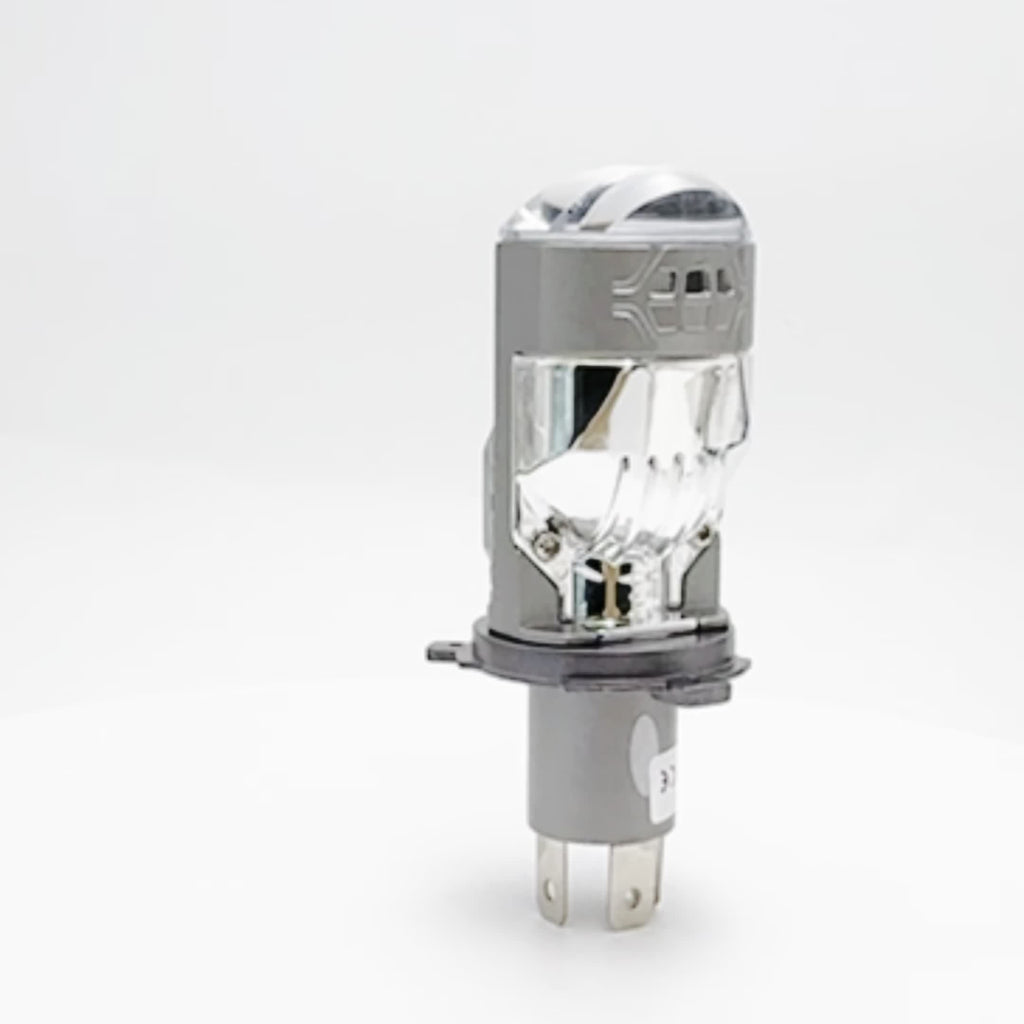 2个装 H4 9003 HB2-QC0105 超亮 6500K 白色光 CSP LED 大灯，高流明 60000Lm/个 260W，镜头设计完美光束，内置驱动器带风扇，长寿命，汽车摩托车迷你镜头，不含电池
