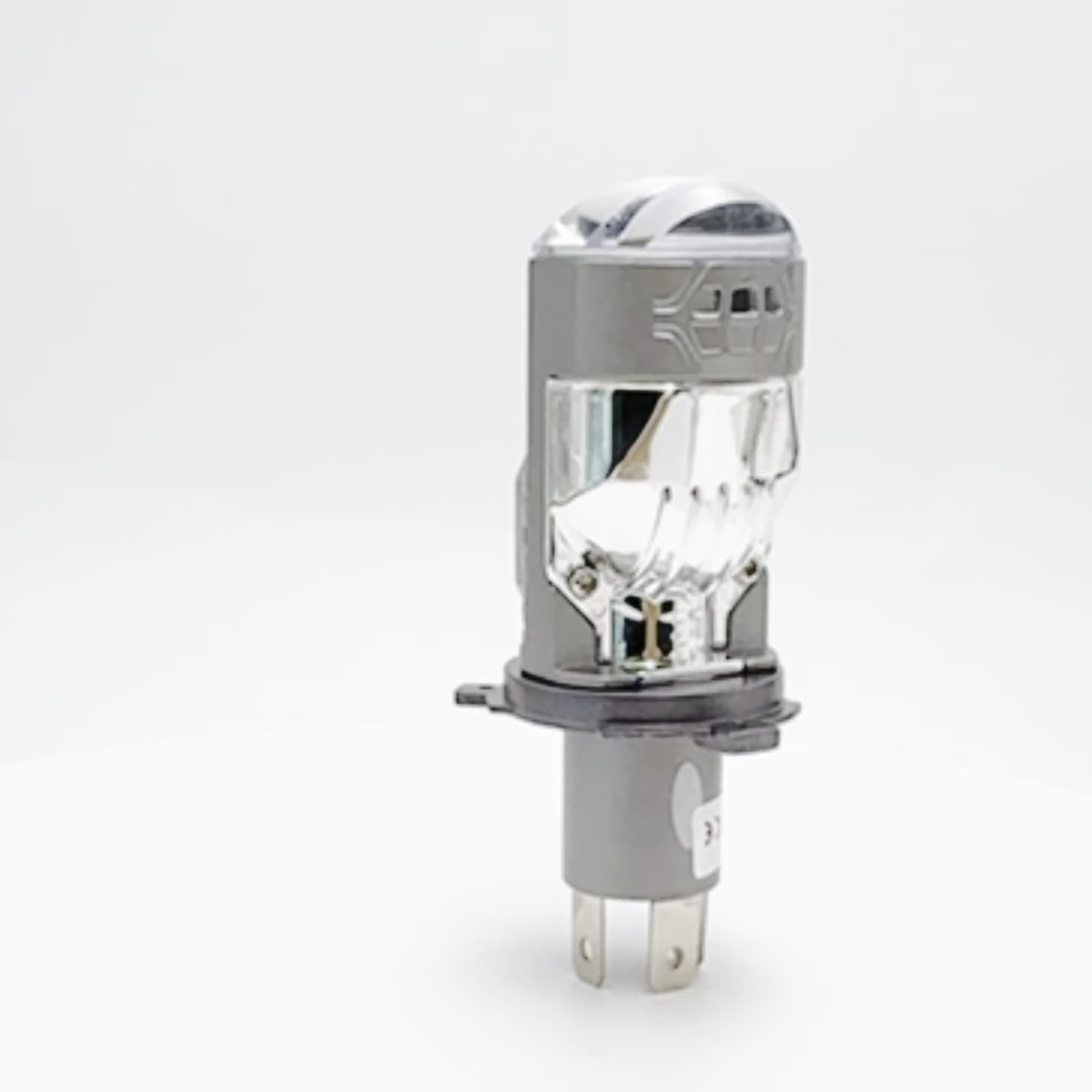 2个装 H4 9003 HB2-QC0105 超亮 6500K 白色光 CSP LED 大灯，高流明 60000Lm/个 260W，镜头设计完美光束，内置驱动器带风扇，长寿命，汽车摩托车迷你镜头，不含电池