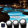 Solar Underwater Pond Light, IP65 Waterproof Projection Light, 6 LED Spotlight Aquarium Light, Perfect for Garden Pool Courtyard Landscape Outdoor Lighting (1 Pack / 2 Pack / 3 Pack)
