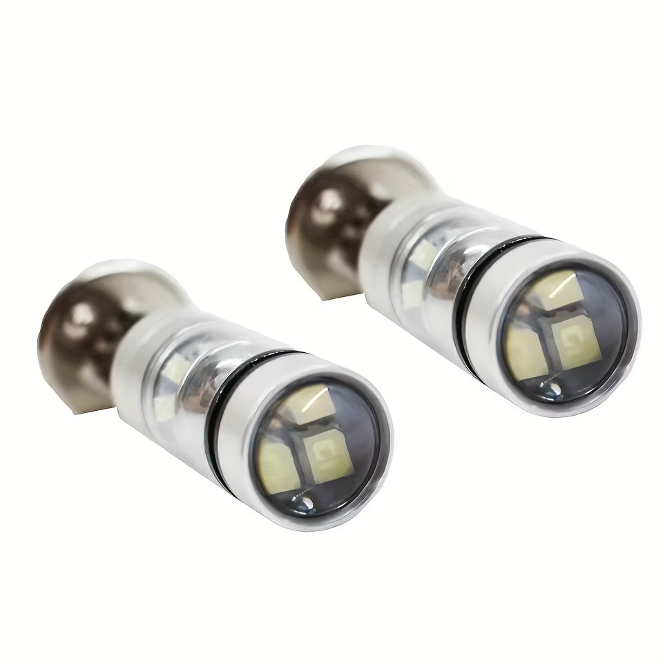H1 LED Fog Light Bulb Set (2-Pack), Works for High/Low Beam, Available in 6000K Super Bright White, 3000K and 8000K Color Temperatures, Fits 12V and 24V Car Headlights, No Battery Included