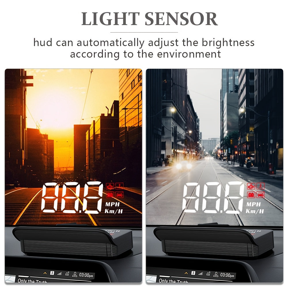 M3 HUD Head-Up Display OBD2 Trip Computer Speed Projector Car Computer Fuel Efficiency Alarm Car Modification