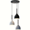 Modern Scandinavian Minimalist Pendant Light, Creative Ceiling Light, 3 Pendant Lights for Dining Room, Modern Hanging Pendant Light for Living Room, Entryway, Kitchen Island, Hallway, Bedroom (Bulb Not Included)
