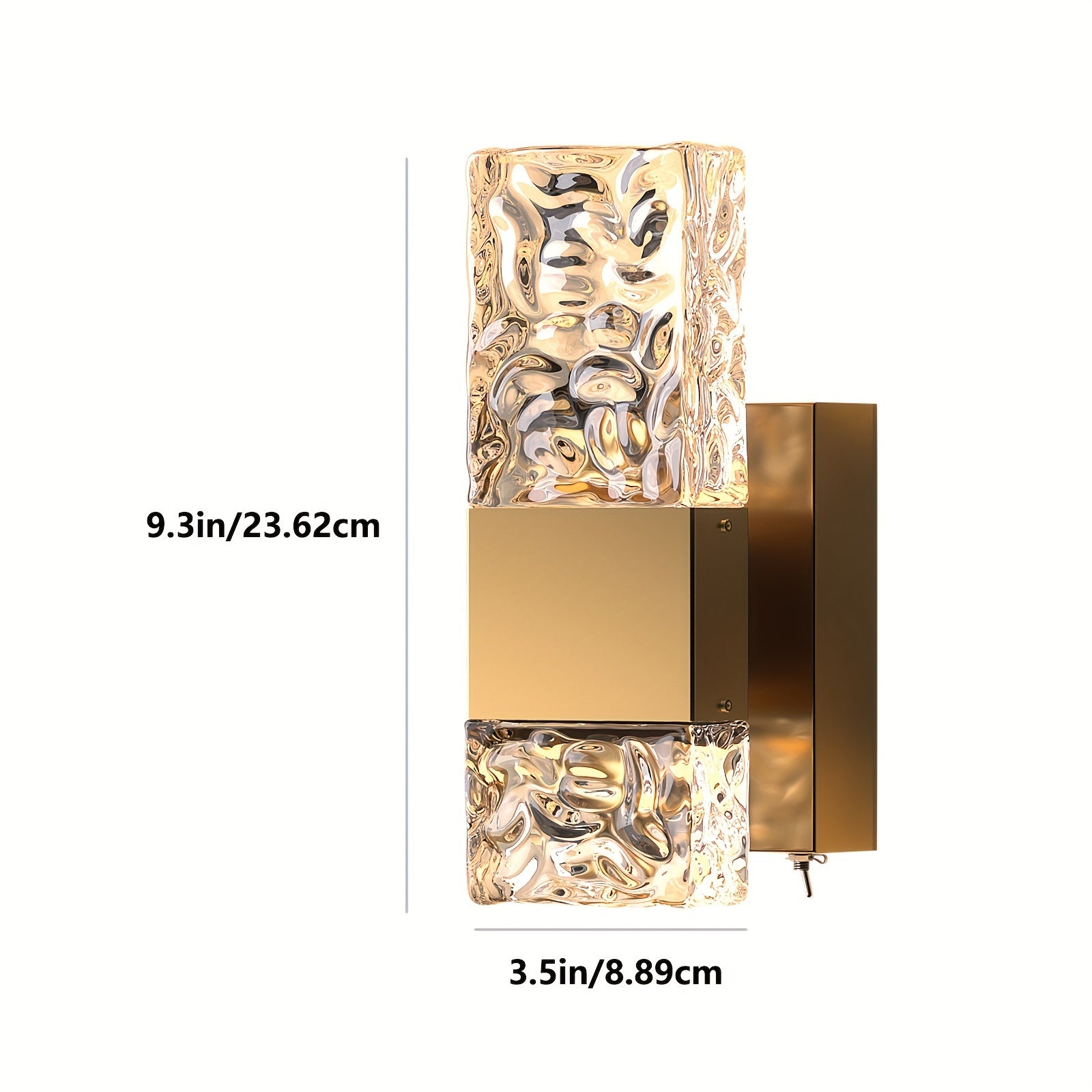 One Battery Operated Wall Light Modern Dimmable Wall Lamp, Indoor No Hardwiring Required, Halloween Christmas Decorative Light Fixture for Bedroom Living Room Hallway