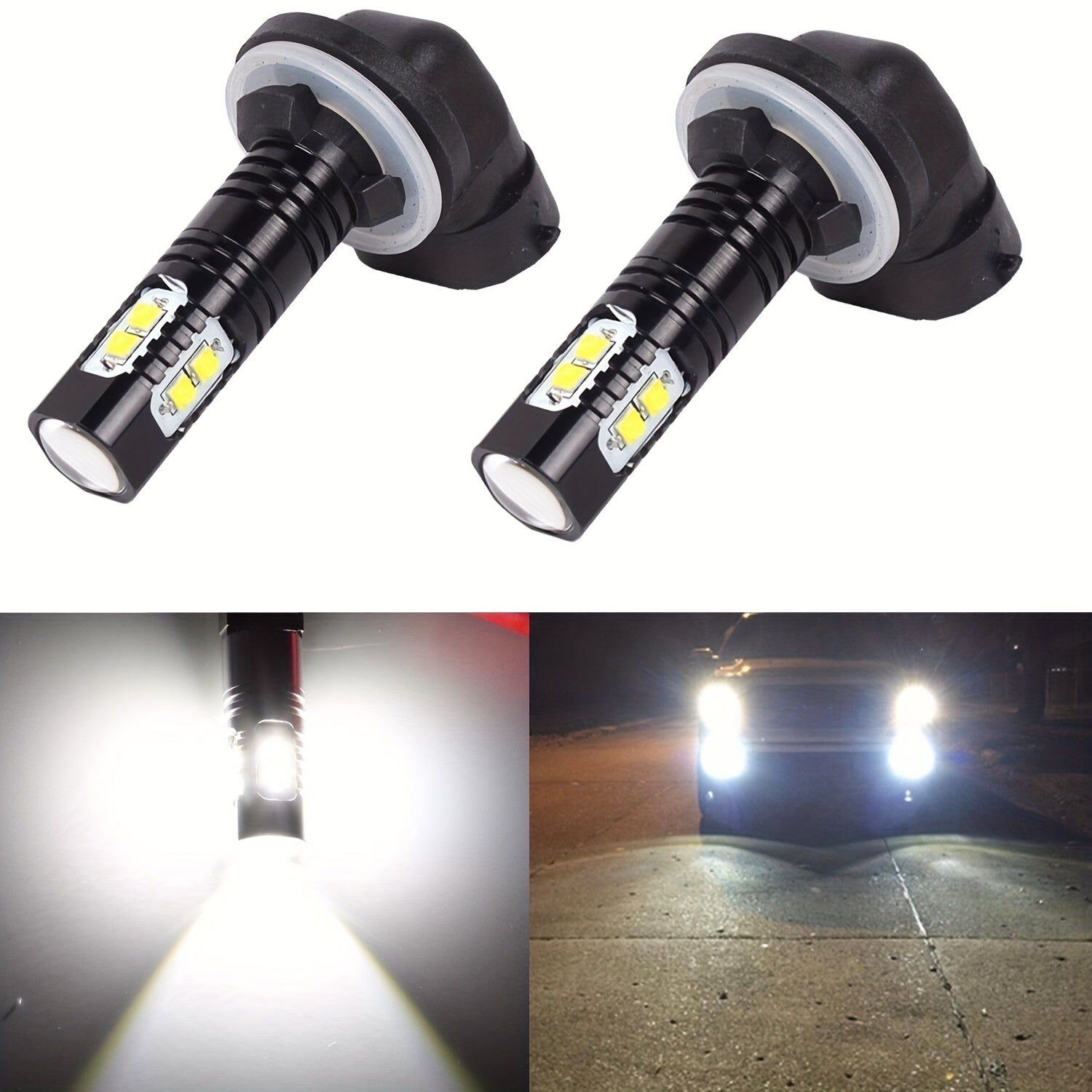 881 886 894 50W 6000K super white LED fog driving DRL light bulb